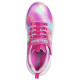 Skechers Bungee And Strap Sneaker W/ Multi Print & Sparkle Mesh Upper